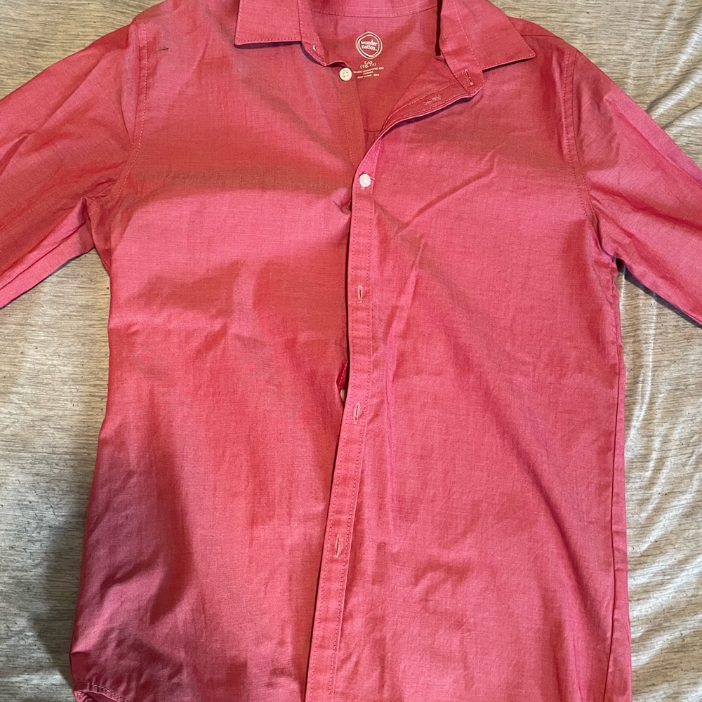 Red/coral Hutton down shirt